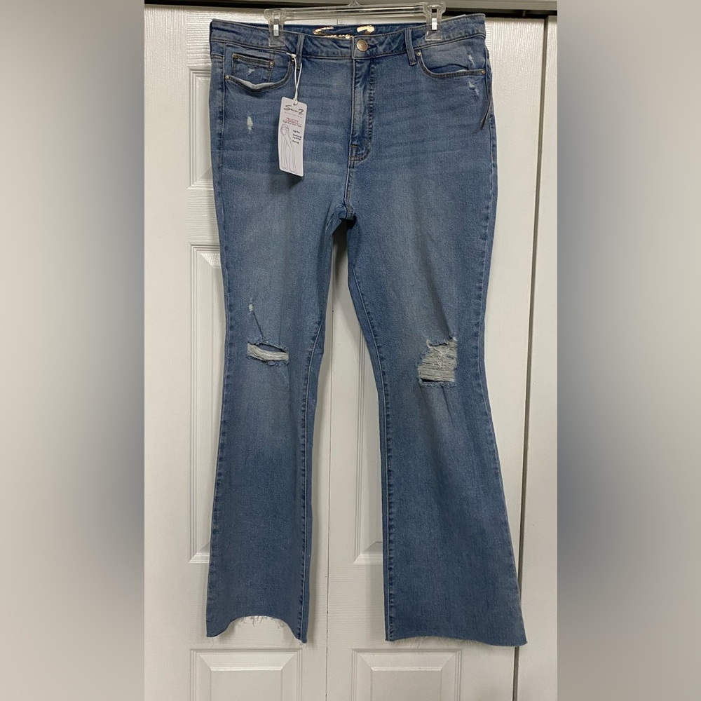 Seven7 Felicity High Rise Slim Flare Jeans size 16